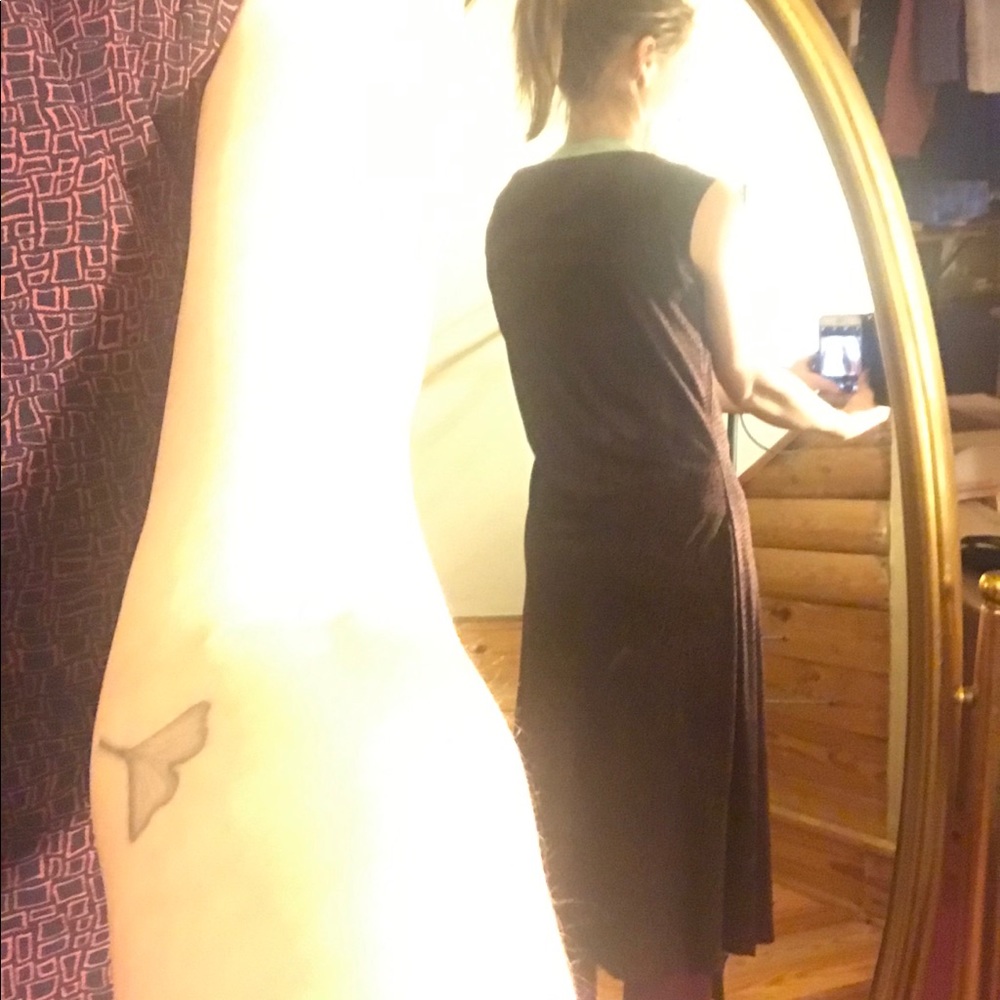Mossimo Brown Black Geometric Dress, EUC, S - Picture 15 of 15